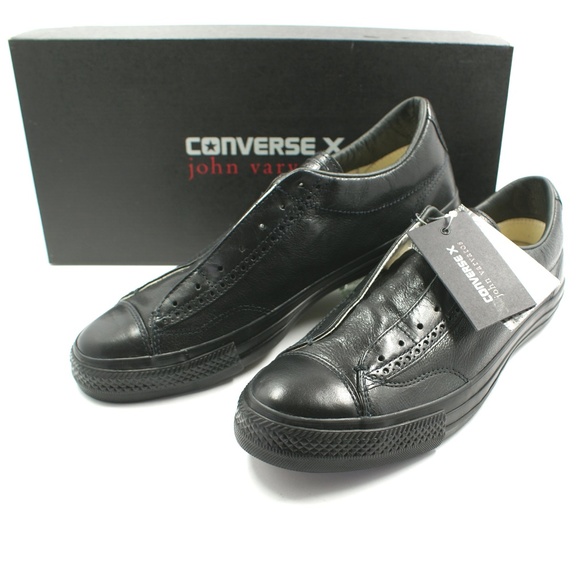 john varvatos converse slip on black
